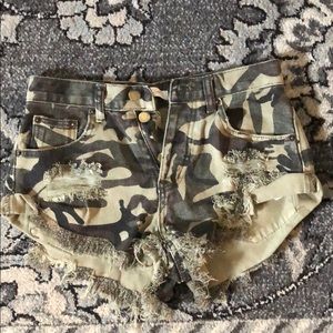 Camo shorts